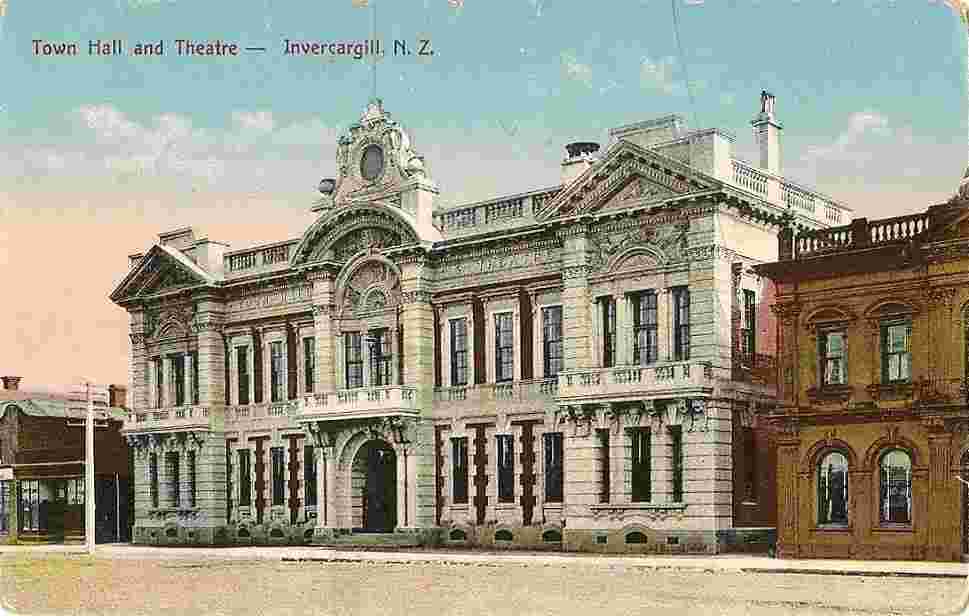 Invercargill. Town Hall and Theatre