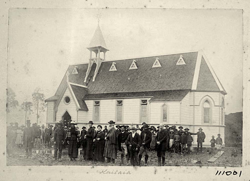 Kaitaia. Saint Saviour's Anglican Church, circa 1880