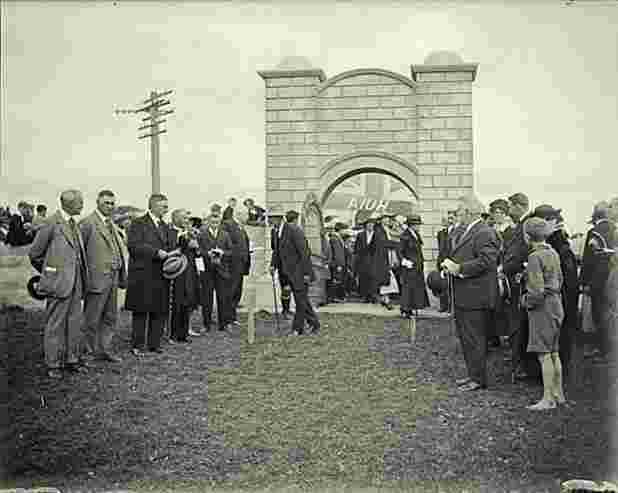 Levin. Visit of WF Massey, 11 April 1923