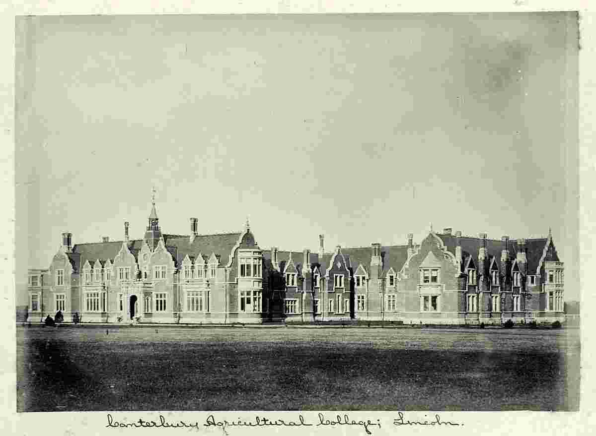 Lincoln. Canterbury Agricultural College, circa 1880