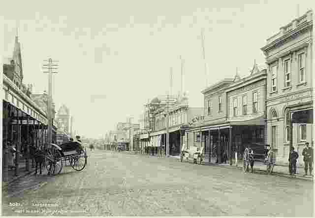 Masterton. Panorama of Street, 1904