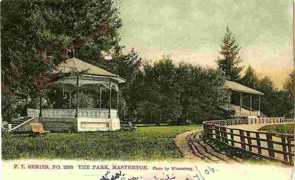 Masterton. The Park, 1906