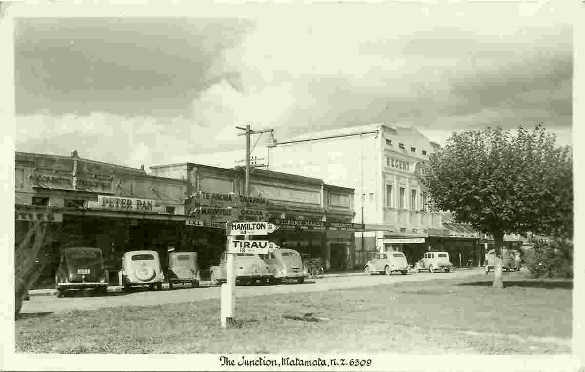 Matamata. The Junction, 1950s