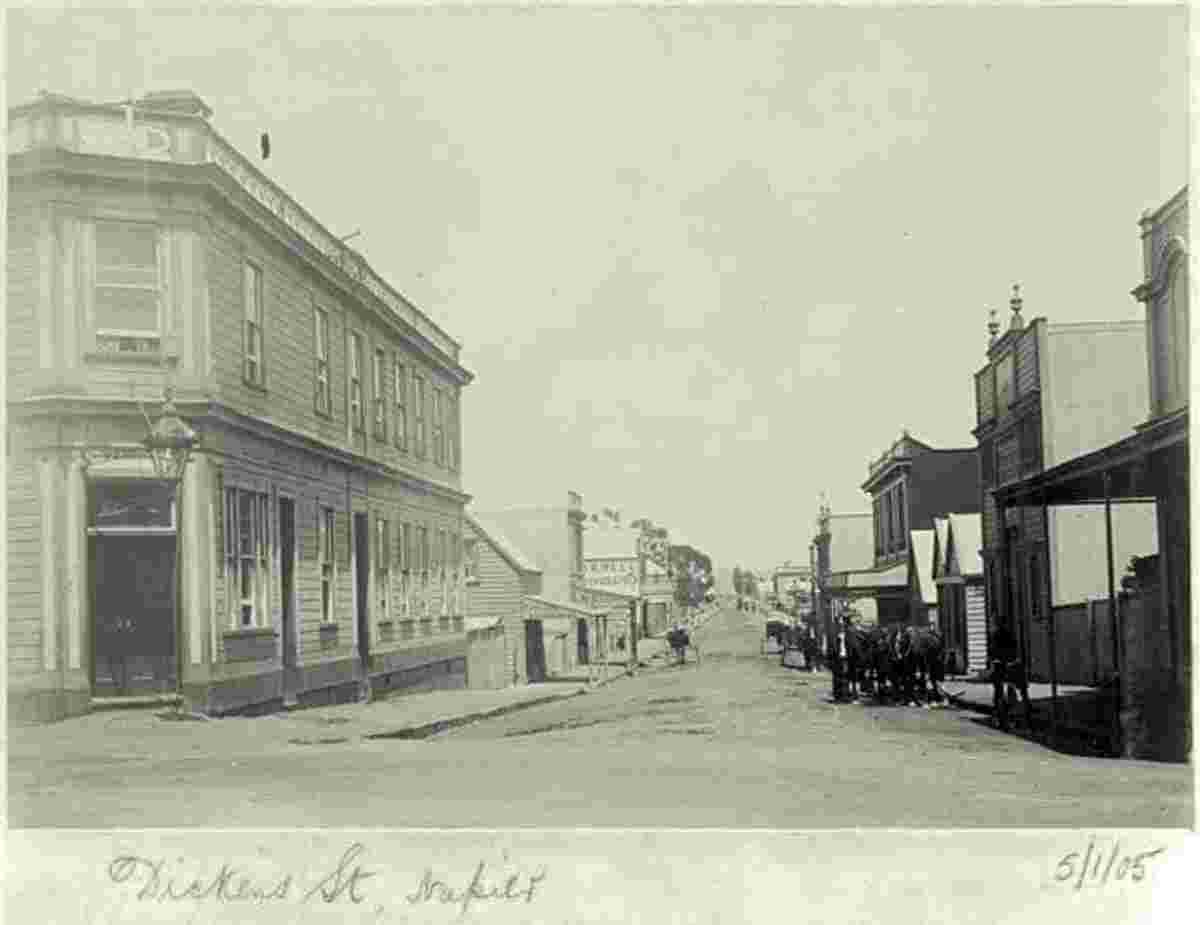 Napier. Dickens Street, 1905