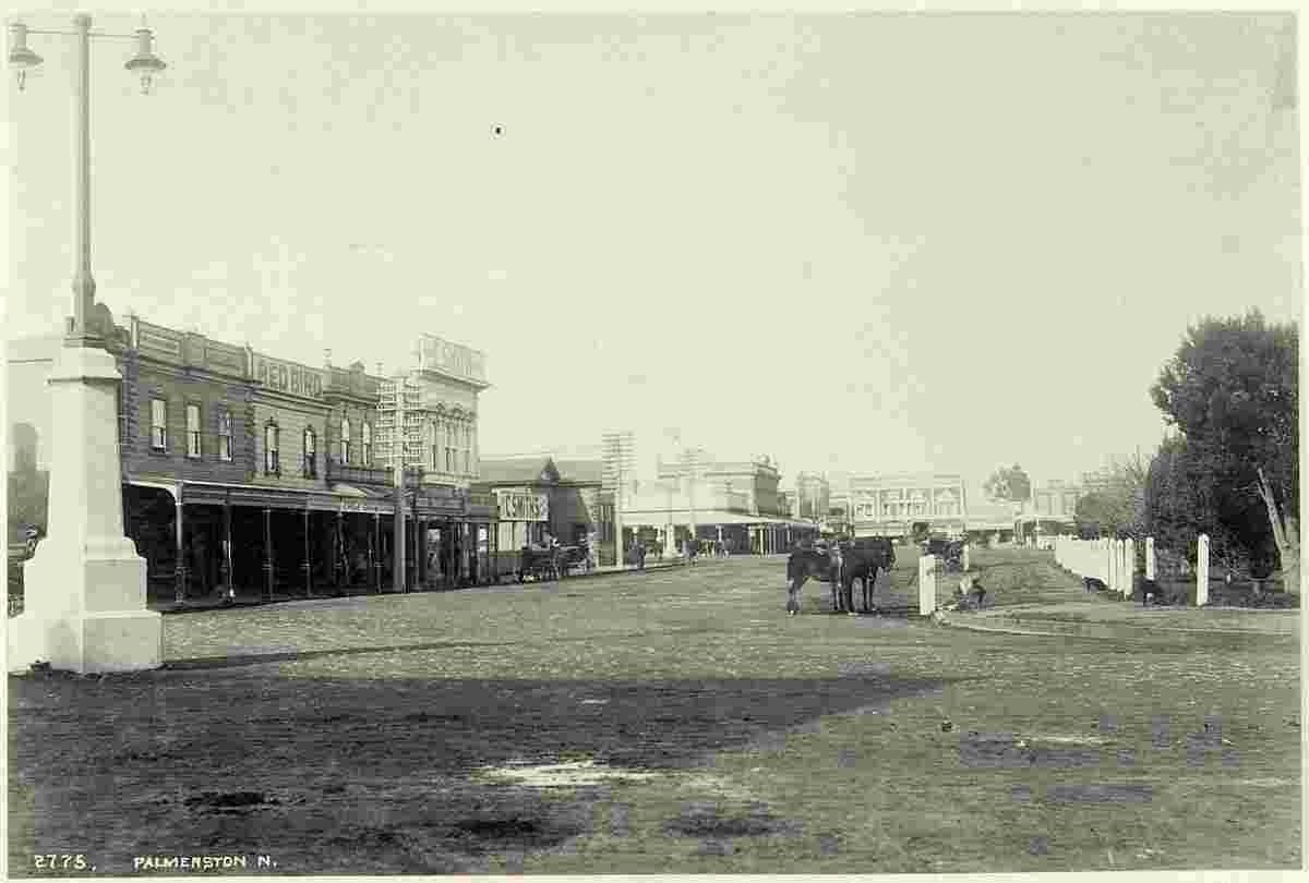 Palmerston North. Panorama of City, circa 1900