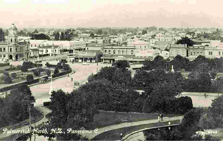 Palmerston North. Panorama of the City, circa 1920's