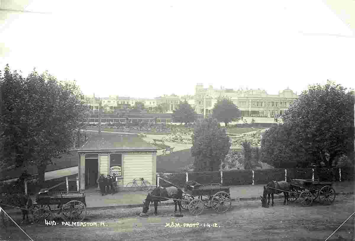 Palmerston North. Panorama of City, Carriers Association, 1912