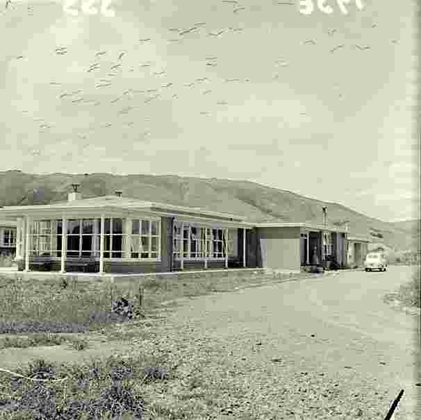 Porirua. Hospital building, 1956