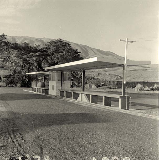 Porirua. Milk Depot at Porirua, 29 May 1958