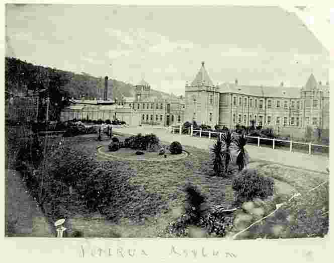 Porirua. Psychiatric hospital, circa 1910