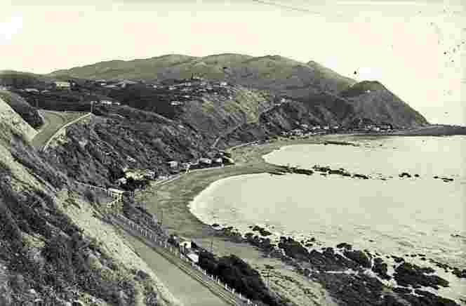 Pukerua Bay. Looking west, circa 1940