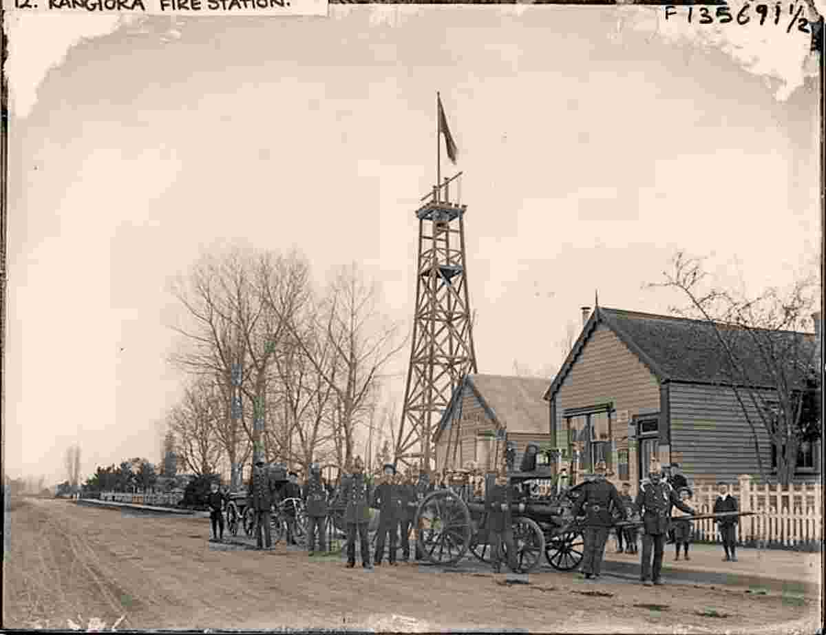 Rangiora. Fire brigade, circa 1910