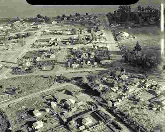 Taupo. Panorama of the City, January 1953