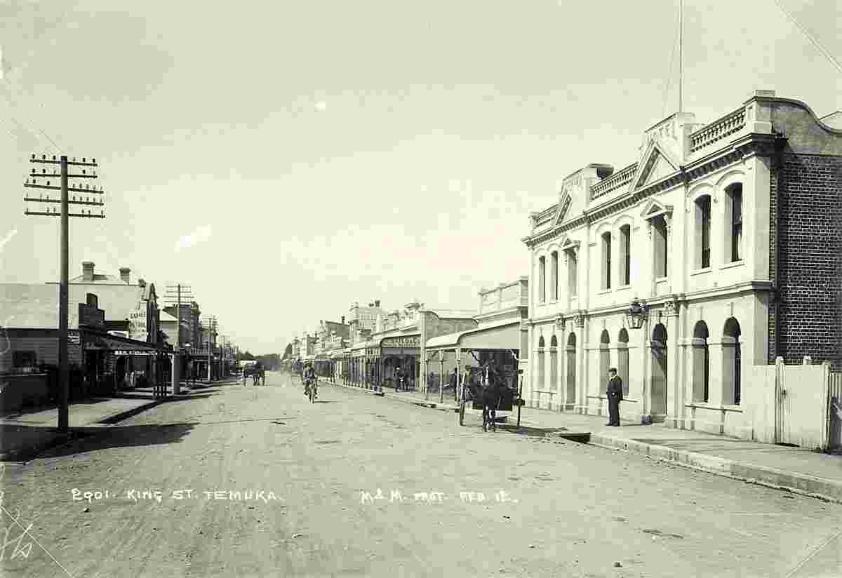 Temuka. King Street, 1912