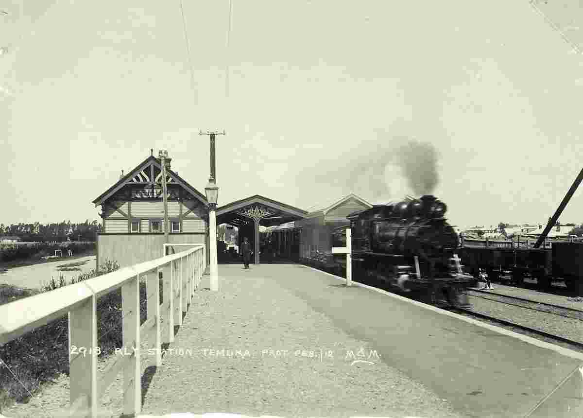 Temuka. Railway Station, 1912