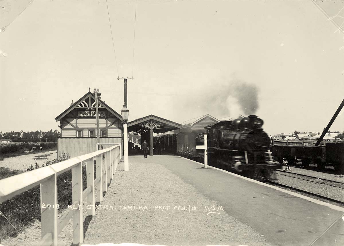 Temuka. Railway Station, 1912