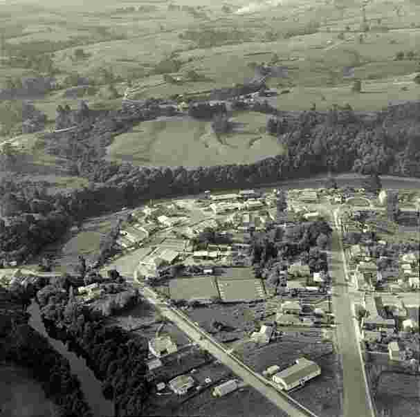 Warkworth. Panorama of the City, 13 Apr 1955