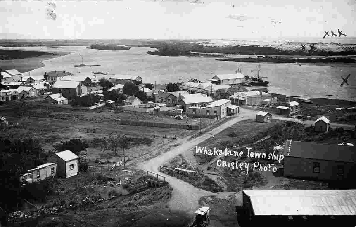 Whakatane township, circa 1910