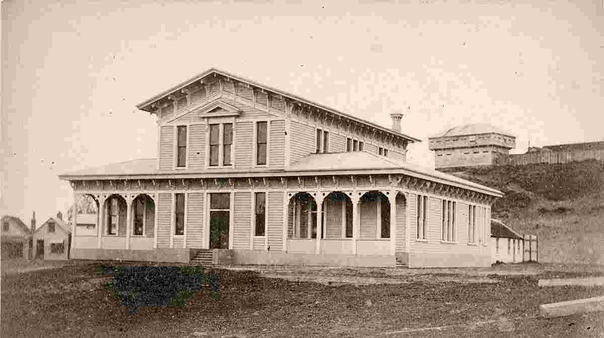 Whanganui. Old Court House, circa 1870