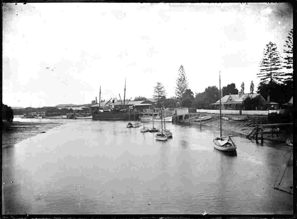 Whangarei. Part of the town, 1911