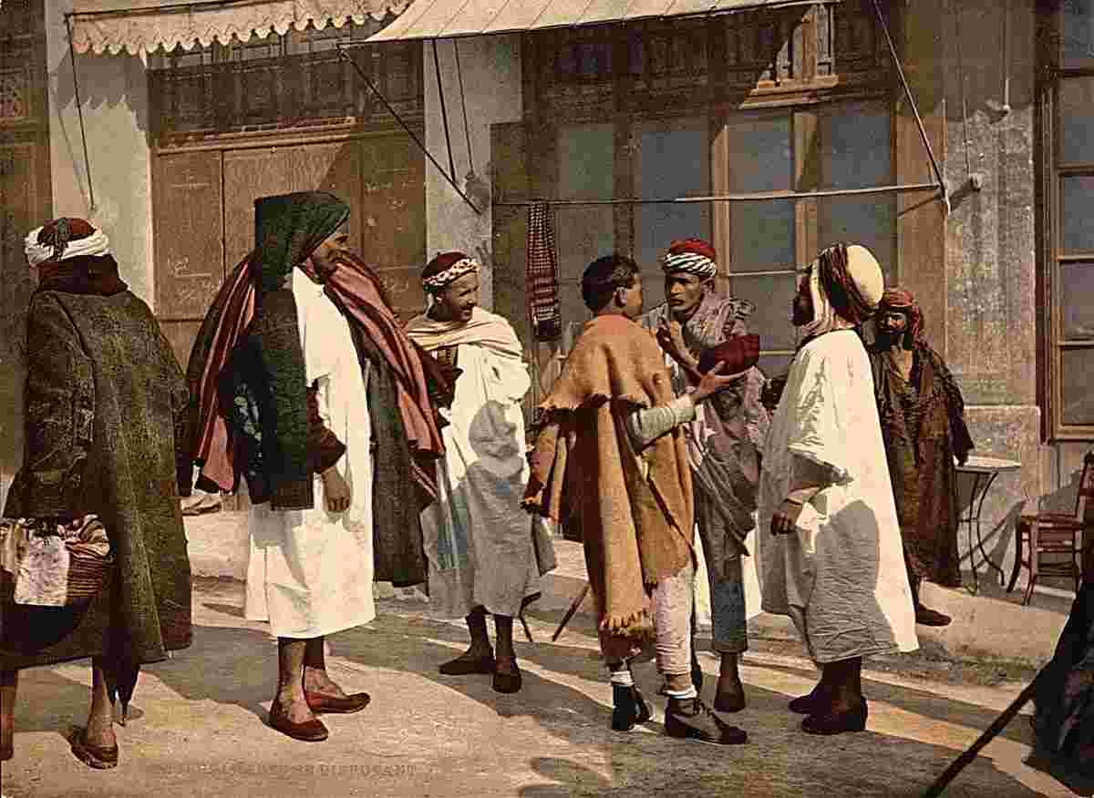Algiers. Arabs disputing