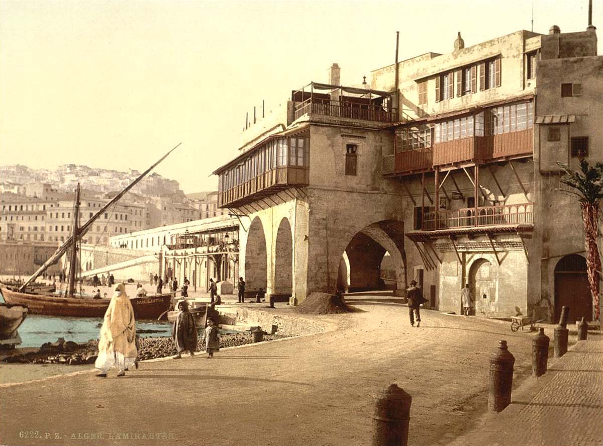 Algiers. The admiralty, circa 1900