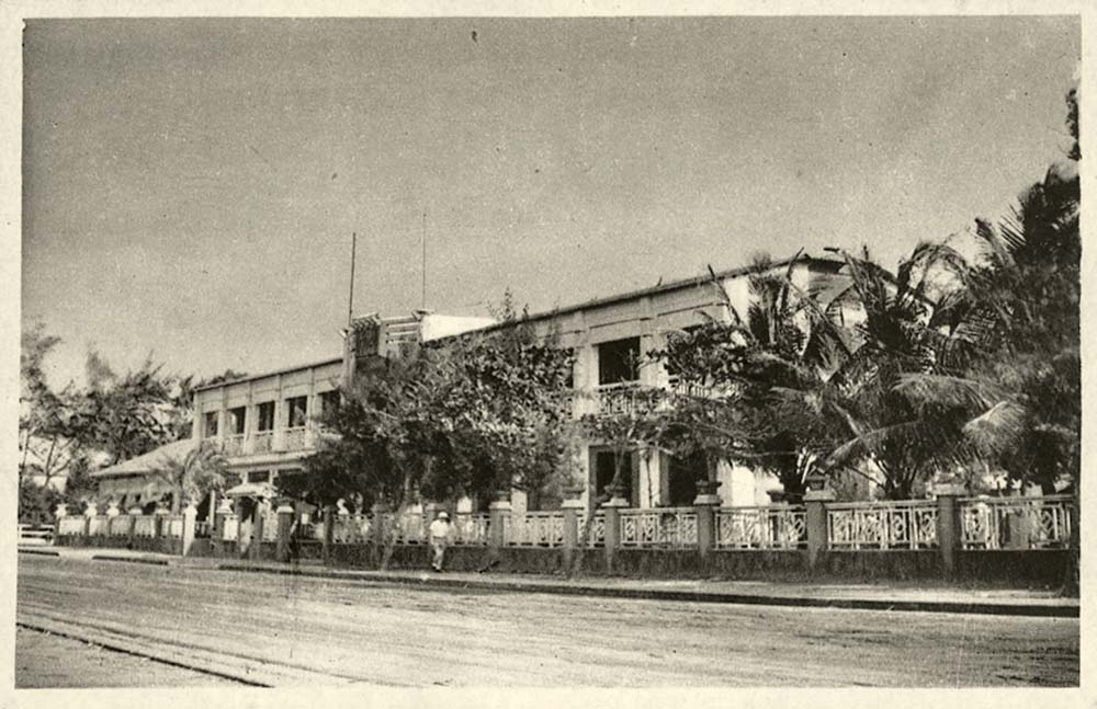 Cotonou. L'Hôtel de la Plage (Hôtel Aviatic), vers 1950