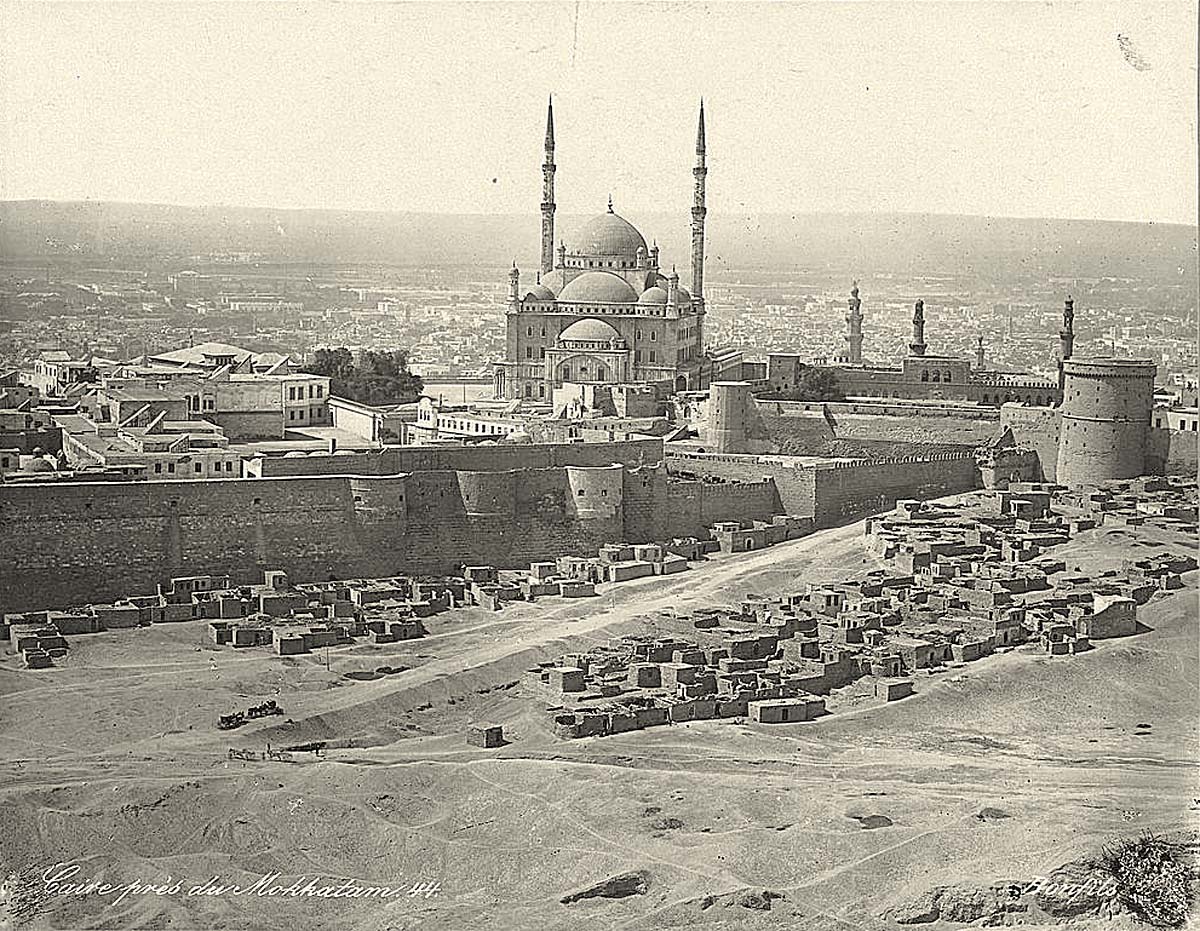 Cairo. Panorama of Cairo from the Mokkatam, circa 1890