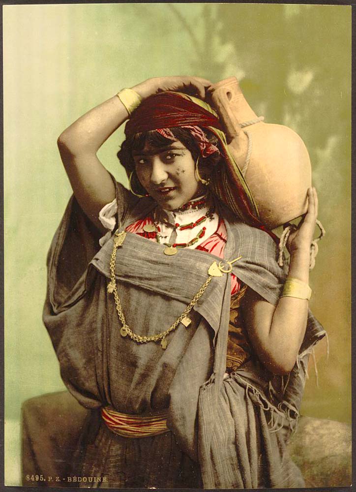Tunis. A Bedouin woman, circa 1890