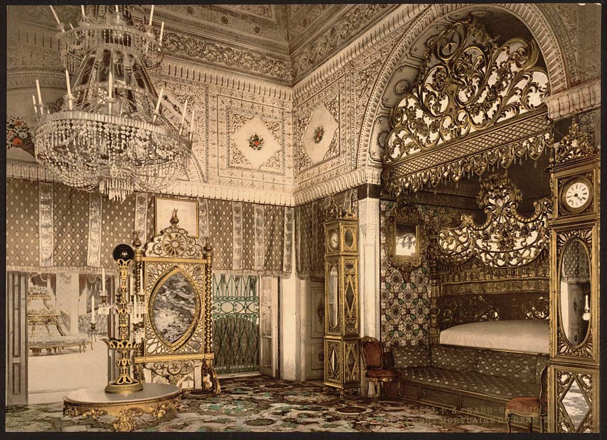 Tunis. Bedchamber of the late Bey of Tunis