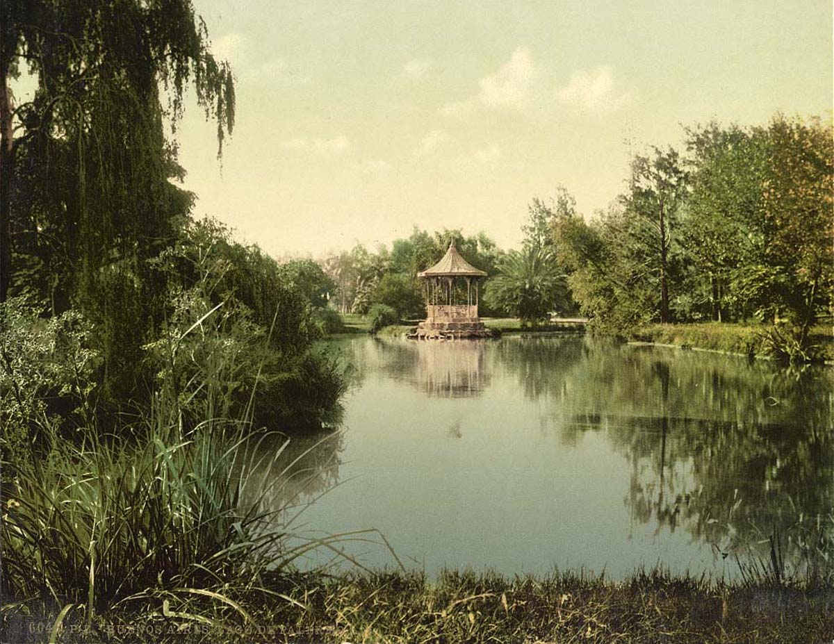 Buenos Aires. Lake Palermo (Lago De Palermo), circa 1890