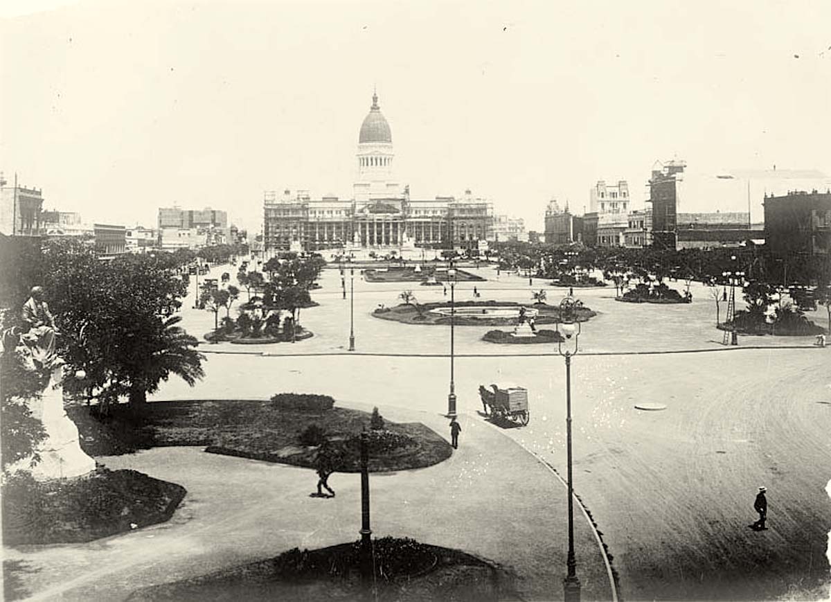 Buenos Aires. Plaza del Congreso, between 1908 and 1919