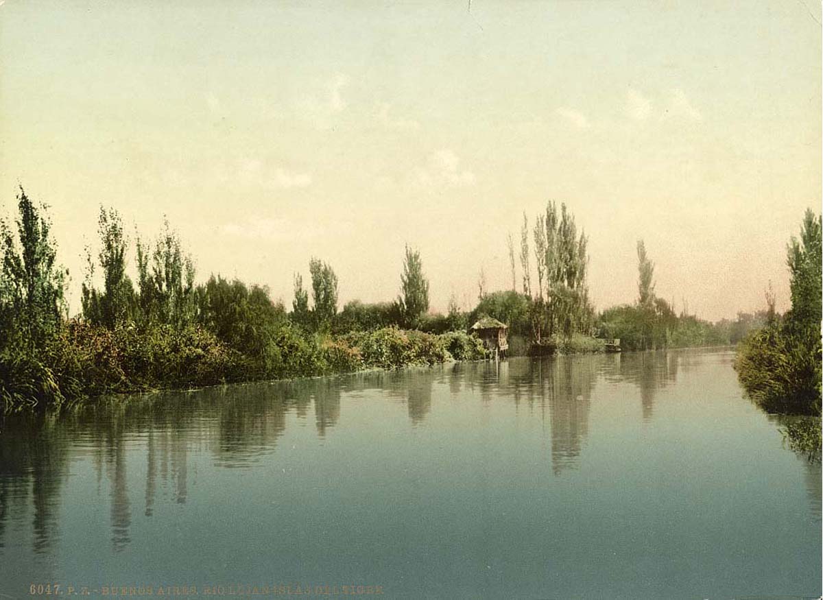 Buenos Aires. Rio Lujan Islas Del Tigre, circa 1890