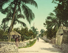 Nassau. Meadow Street in Bain's Town, 1901