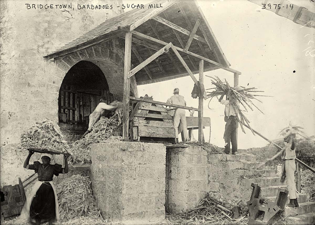 Bridgetown. Sugar Mill, circa 1920