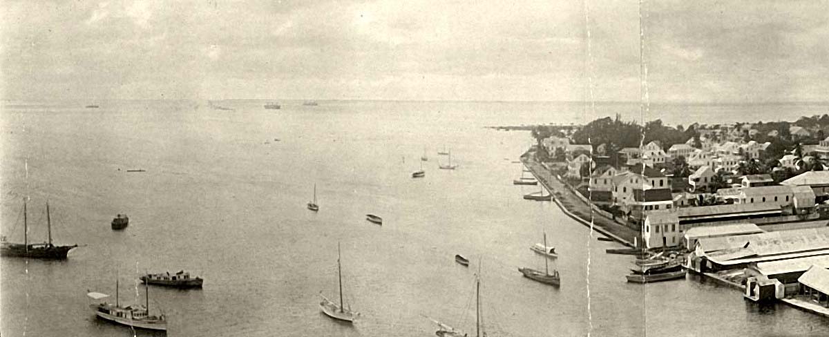 Belize City. Panorama of the city, 1914