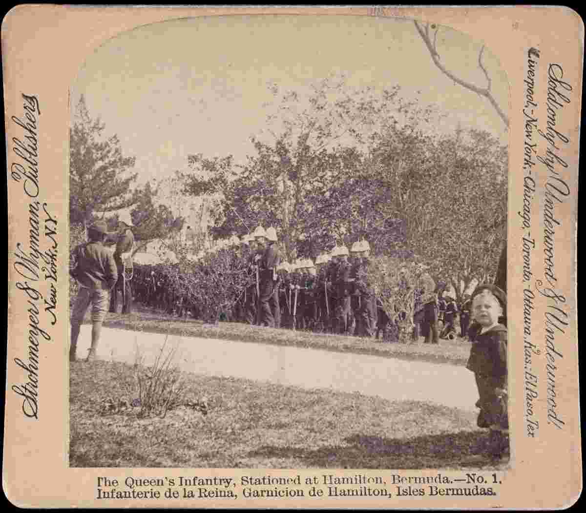 Hamilton. Queen's infantry, stationed at Hamilton, circa 1890