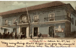 La Paz. Hotel Central Guibert, 1903