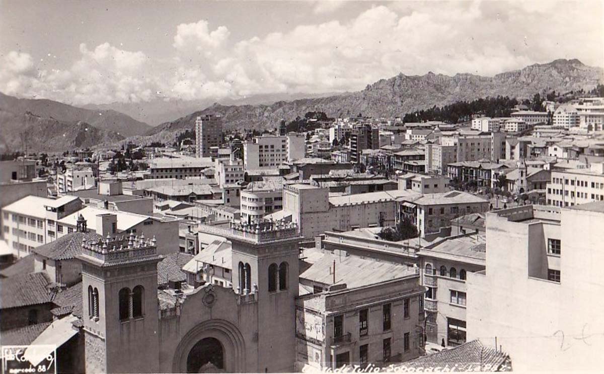 La Paz. Julio Sopocachi Street, 1917
