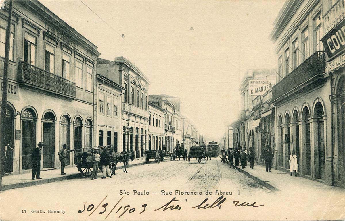 São Paulo. Florêncio de Abreu Street, 1903