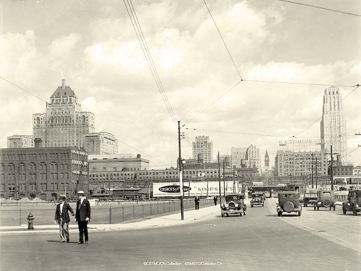 Toronto. Bay street, 1930s