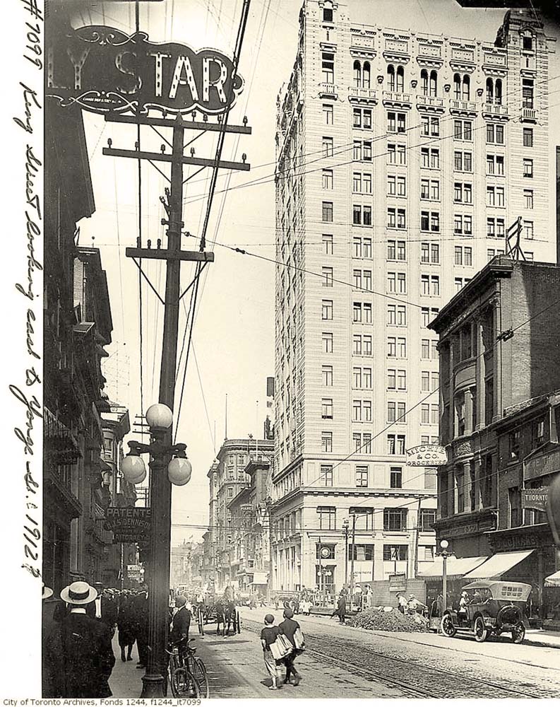 Toronto. King street, 1912
