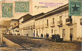 Bogotá. Seminary Street, 1922