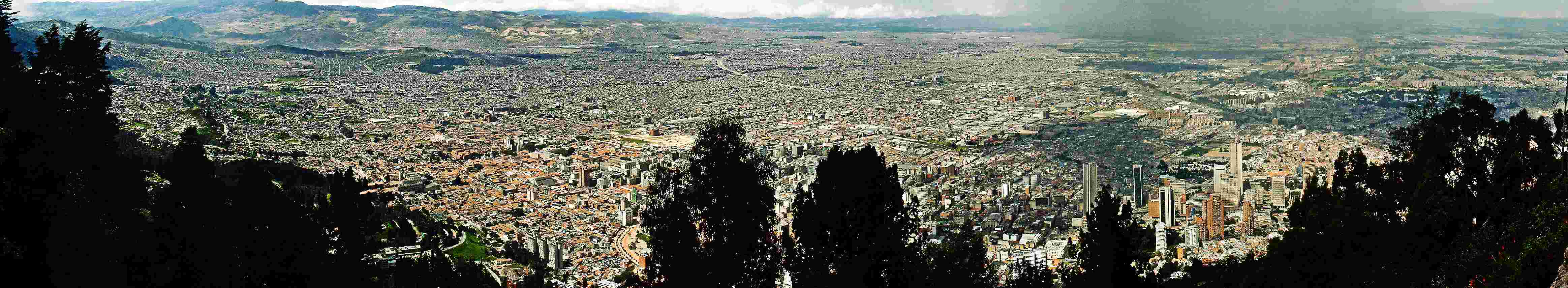 Bogotá. Panorama of the city