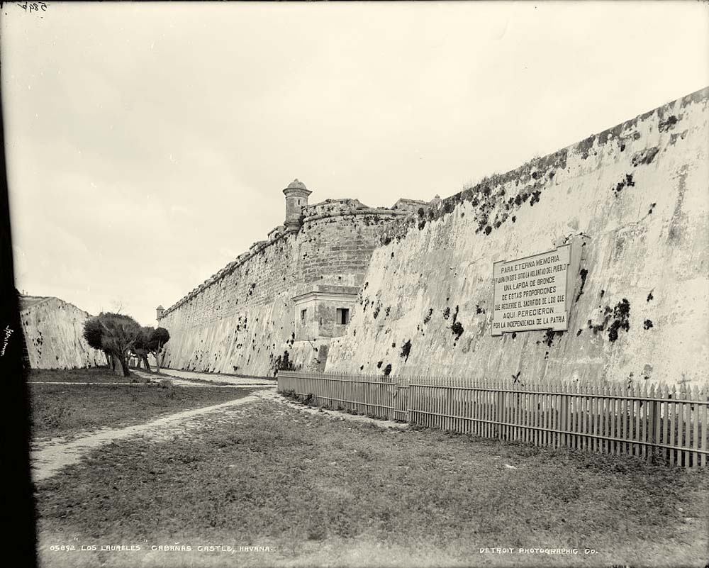 Havana. Laureles, Cabanas Castle, between 1880 and 1900
