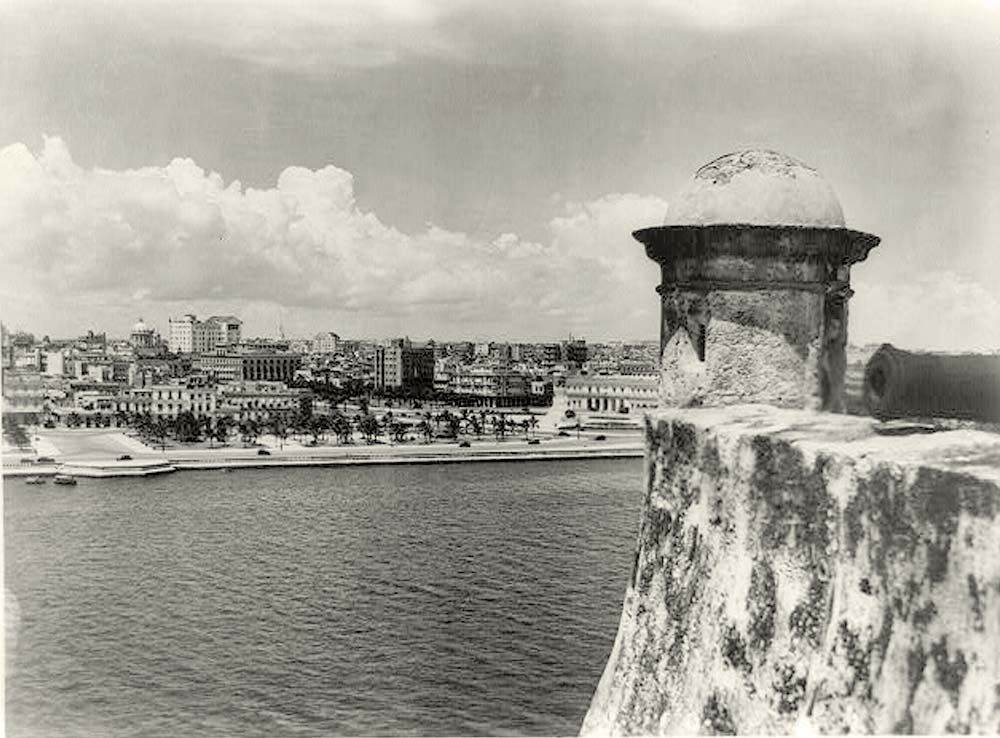Havana. Panorama of the city from Cabana Fortress, circa 1890