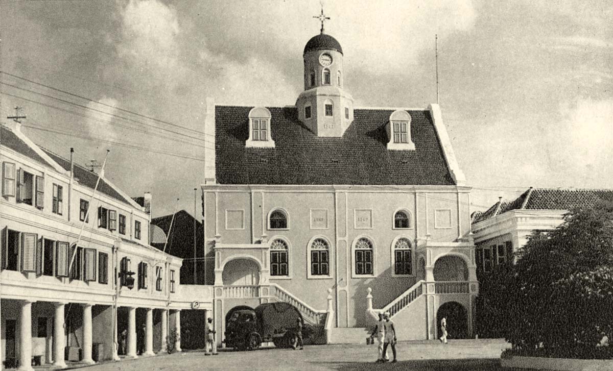 Willemstad. Punda, Fort Amsterdam, Protestant Church