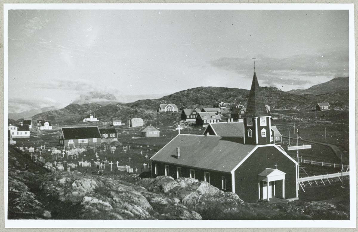 Nuuk (Godthåb, Godthaab). Savior Church, 8 september 1935