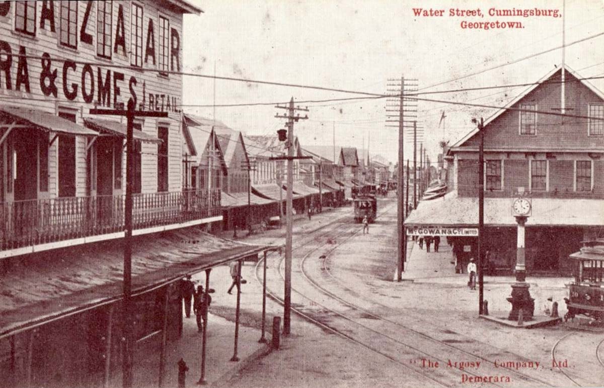 Georgetown. Cumingsburg - Water Street, Tram, 1910s