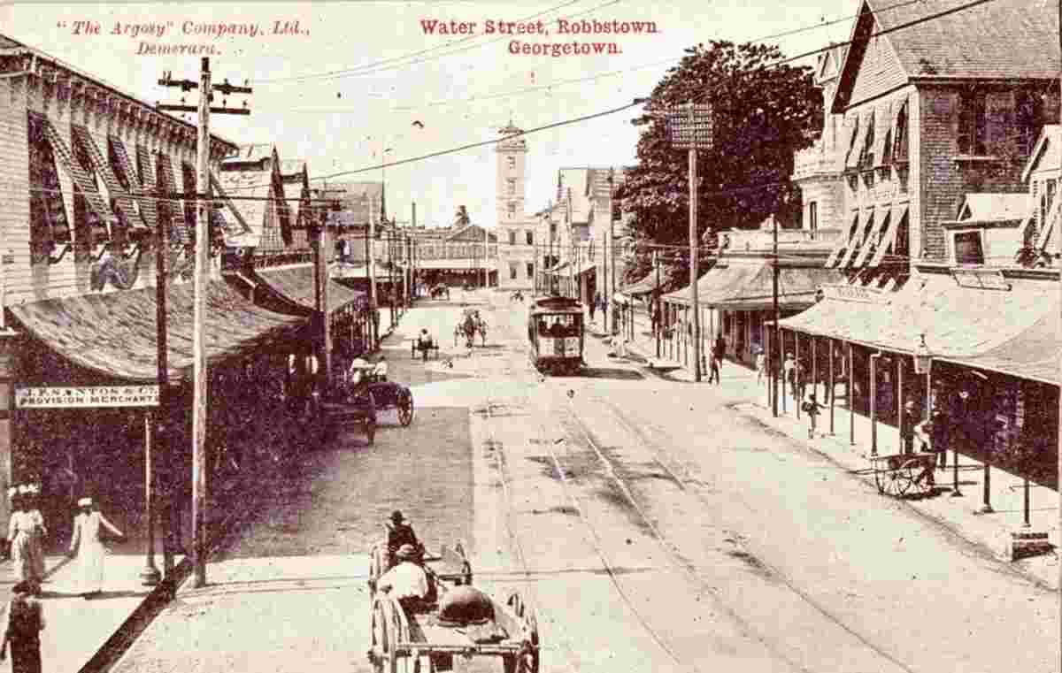 Georgetown. Robbstown - Water Street, Tram, 1910s